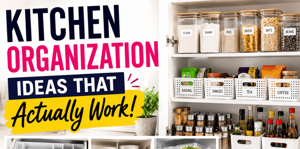Kitchen Organization Ideas That Actually Work